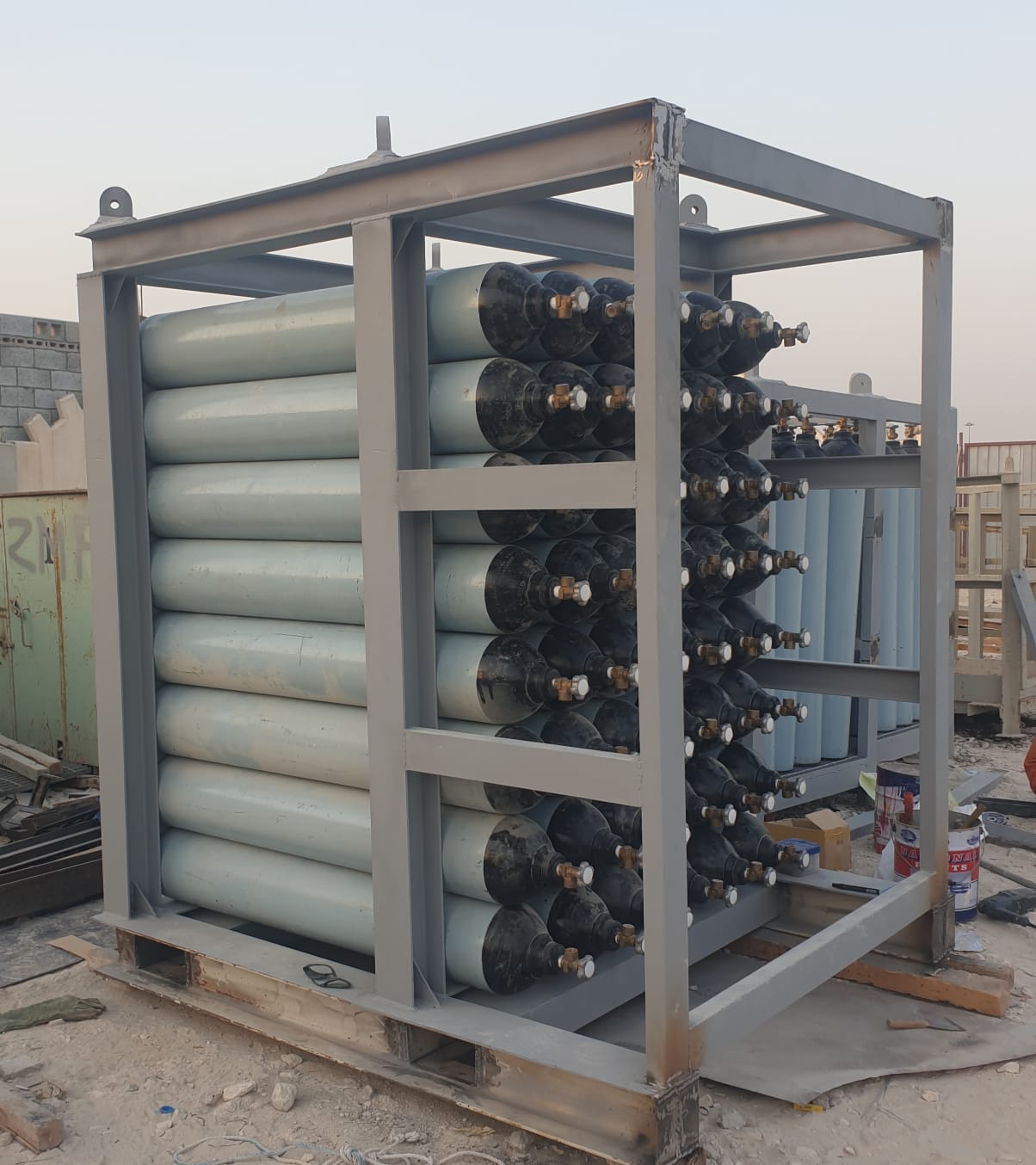 cylinder racks fabrication